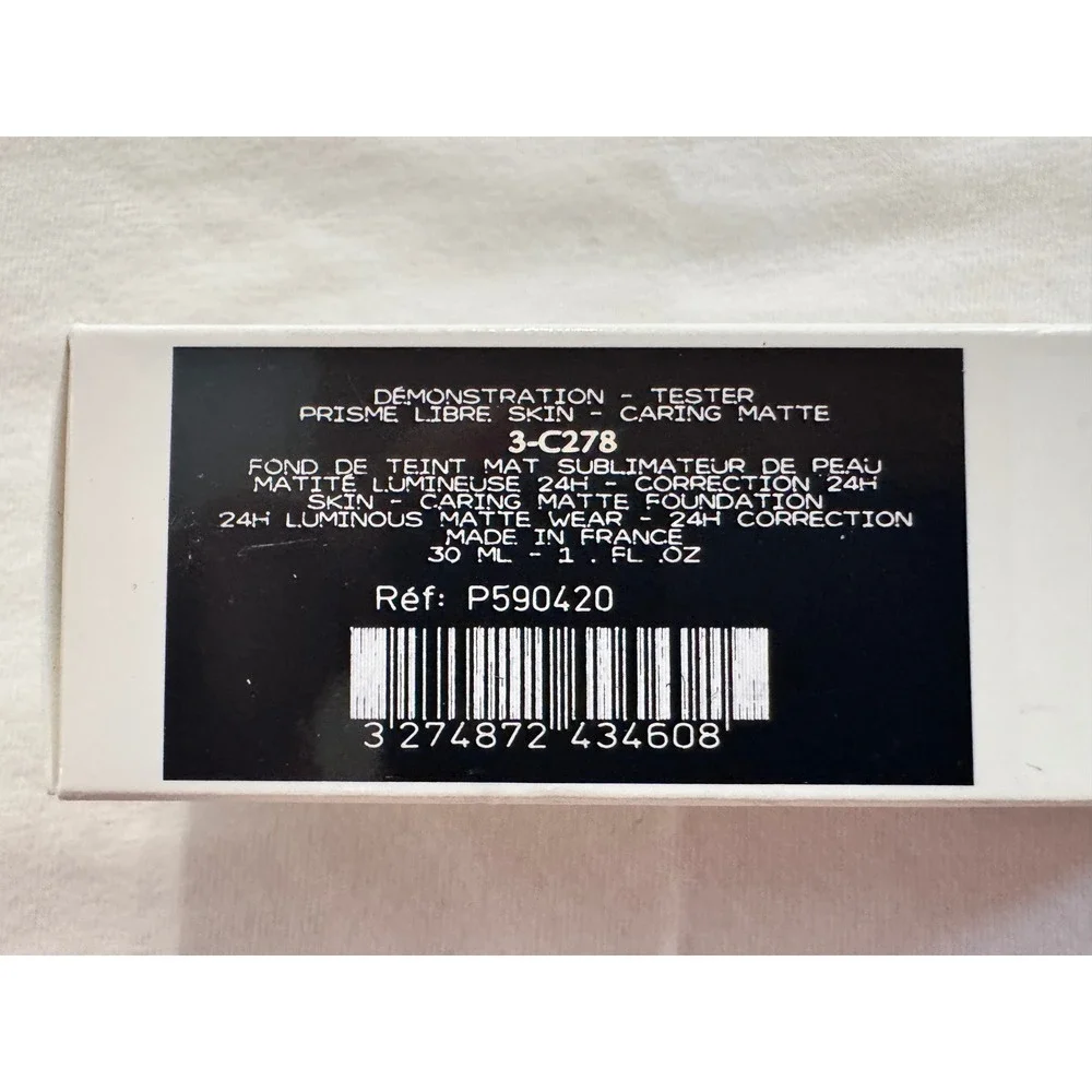 Givenchy Prisme Libre Skin-Caring‎ Matte Foundation 3-C278 30ml